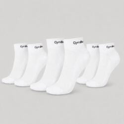 GymBeam Чорапи Quarter 3Pack White M