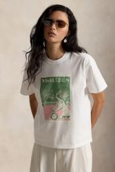 Ralph Lauren tricou pentru femei din bumbac Wimbledon PPY2-TSD1RI_00X (211B16027)