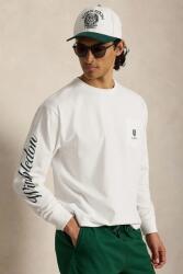 Ralph Lauren longsleeve pentru bărbați din bumbac Wimbledon PPY2-TSM0ZD_00X (710B16045)