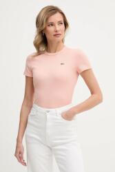 Lacoste t-shirt női pamut - rózsaszín 40 - answear - 17 990 Ft