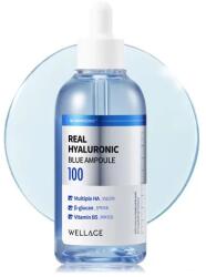 Wellage Real Hyaluronic Blue 100 Ampoule - Intenzív Hidratáló Szérum 60ml