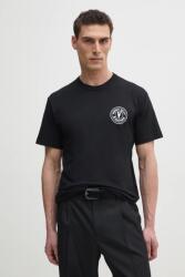Versace Jeans Couture pamut póló - fekete S - answear - 22 990 Ft