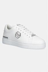 Philipp Plein bőr sportcipő Leather Lo-Top Hexagon - fehér Női 41