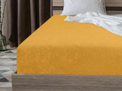  Cearsaf frotté PREMIUM galben-portocaliu 160x200 cm