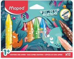 Maped Jungle Fever zsírkréta, vastag, 12 színben (IMA861400)