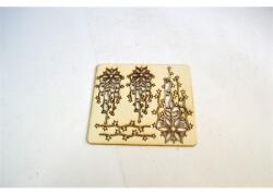  Fa indák, funér 2mm, lapméret: 14x16cm