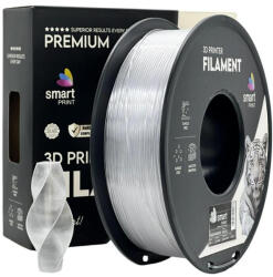  PETG - ÁTLÁTSZÓ filament - 1kg - átmérő 1, 75mm +/- 0, 03mm / Smart Print