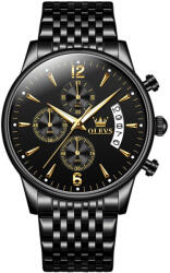 Nibosi Ceas barbati Nibosi Quartz Cronograf Analog Business Casual Fashion Negru Ceas