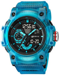 Stryve Ceas barbatesc Stryve Army Militar Sport Alarma Cronometru Digital 5 ATM Sport Albastru Ceas