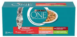 Mars-Nestlé Purina ONE Sterilcat - nedves eledel (marha, sárgarépa) macskák részére (40x85g) (903846)