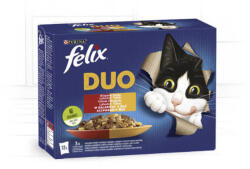 Mars-Nestlé Felix Fantastic Duo - Házias válogatás (marha, csirke, bárány, pulyka) aszpikban (12x85g) (758083)