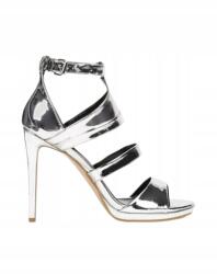 Shein Női Ezüst Magassarkú Szandál 38 1DB (SX2412175424528323)