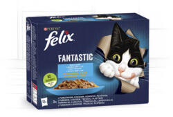Mars-Nestlé Felix Fantastic - házias (marha, nyúl, bárány, csirke) válogatás aszpikban (12x85g) (758021)
