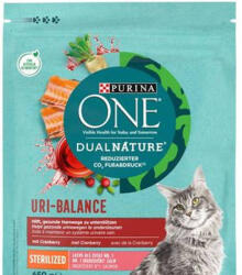 Mars-Nestlé Purina ONE Dual Nature Sterilized - szárazeledel (Lazac, áfonya) macskák részére (750g) (232539)