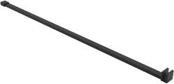 Cerano - Onyx zuhanytartó - szögletes - vízszintes - matt fekete - 150 cm (CER-476768)