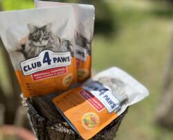 CLUB 4 PAWS Hairball Control csirkés alutasak 80 g