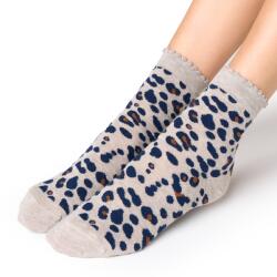 NOVODONIA, s. r. o Női zokni viszkózból leopard bézs