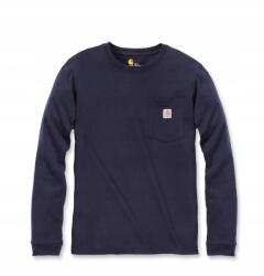 Carhartt póló WK126 Workwear Pocket L/s Navy (.103244.412.S005)