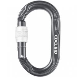 Edelrid Винтов карабинер Edelrid Kiwi Screw Screwgate carabiner - Anthracite - размер One Size (322-0215-0111)