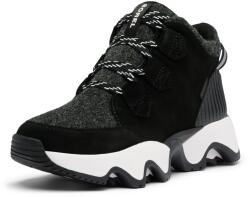Sorel Дамски ежедневни боти Sorel Women's Kinetic Impact Caribou Plus WP Casual boots - Black / Sea Salt - размер 40 (EU) (126-0508-0117)
