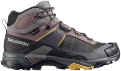 Salomon Мъжки туристически обувки Salomon X Ultra 5 Mid Wide GORE-TEX Walking boots - Dark Gull Gray / Asphalt / Willow - размер 41 1/3 (EU) (019-1252-0213)