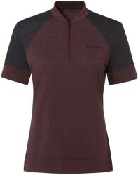 Vaude Фланелка с къс ръкав за колоездене Vaude Women's Altissimo Q-Zip Shirt Cycling jersey - Dark Oak - размер 36 (EU) (156-1315-1611)