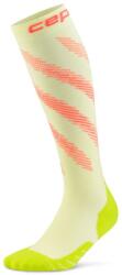 CEP Мъжки компресионни чорапи CEP Run Edt. Elliptic Socks Tall Compression socks - lime/neon coral - размер III (207-1137-0211)