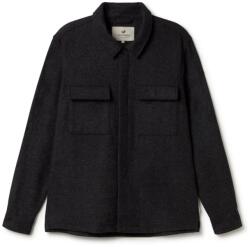TWOTHIRDS Мъжка риза с копчета Twothirds Owen Shirt - Anthracite Melange (033-2894-0112)