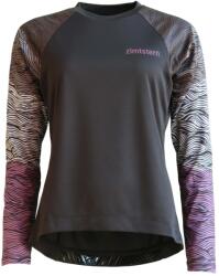 Zimtstern Дамска фланелка с дълъг ръкав за колоездене Zimtstern Women's Braapz Shirt L/S Cycling jersey - Pirate Black (156-2911-0214)