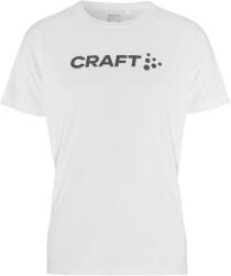 Craft Мъжка спортна тениска Craft Core Unify Logo Tee Sport shirt - White / Granite (016-9222-1313)