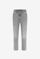 7 For All Mankind Szürke Farmer Cső Magas Derekú Pamut 26 7AA