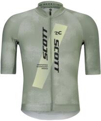 Scott Фланелка с къс ръкав за колоездене Scott Jersey Rc Pro S/S Cycling jersey - Spray Grey / Acid Yellow - размер XL (056-4075-0414)