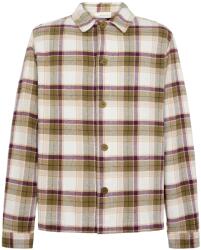 KnowledgeCotton Apparel Мъжка риза с копчета KnowledgeCotton Apparel Big Checked Heavy Flannel Shirt - Green Check - размер XXL (033-2921-0215)