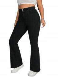 Shein Plus Size Fekete Egyenes Szárú Farmer Nadrág 50 1DC