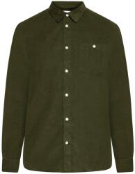 KnowledgeCotton Apparel Мъжка риза с копчета Knowledgecotton apparel Regular 26-Wales Corduroy Shirt - Forrest Night - размер XXL (033-2926-0315)