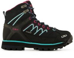 CMP Дамски туристически обувки CMP Women's Moon Mid Trekking Shoe Waterproof Walking boots - Antracite / Acqua - размер 39 (EU) (119-0781-0114)