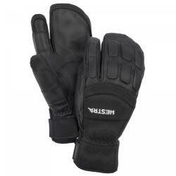 Hestra Ръкавици Hestra Vertical Cut Czone 3 Finger Gloves - Black / Black - размер 6 (EU) (202-3243-0111)