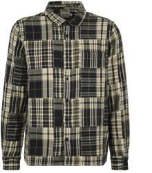 DEDICATED Мъжка риза с копчета Dedicated Shirt Rute Flannel Patchwork Shirt - Black (033-2358-0112)