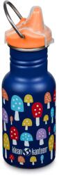 Klean Kanteen Детска бутилка за вода Klean kanteen Kid's Classic Narrow with Sippy Cap Water bottle - Mushrooms - размер 355 ml (533-1429-1611)