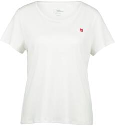Bergfreunde Дамска тениска Bergfreunde Women's Hemp30 Bergfreunde Tee Patch T-shirt - Blanc White (916-4632-0212)