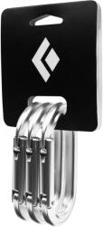 Black Diamond Карабинер с щифт Black diamond Oval Keylock Carabiner 3-Pack Snapgate carabiner - Polished - размер One Size (321-0311-0111)