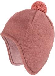 maximo Детска зимна шапка (beanie) Maximo Kids' Mini Inkbeanie with Pom-pom Beanie - Heather Rose Melange - размер 45-47 cm (904-5098-0211)