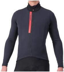 Castelli Фланелка с дълъг ръкав за колоездене Castelli Entrata Thermal Jersey Cycling jersey - Light Black / Red (056-2940-0213)