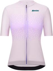 Santini Фланелка с къс ръкав за колоездене Santini Women's Moon S/S Jersey Cycling jersey - Lilla - размер XS (156-2732-0112)