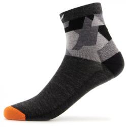 Salewa Мъжки туристически чорапи Salewa Pedroc Camu All Mountain QRT Sock Walking socks - Black Out - размер 39-41 (EU) (201-4833-0111)