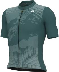 Alé Мъжка фланелка с къс ръкав за колоездене Alé Krakatoa Jersey Cycling jersey - Steel - размер 4XL (056-3420-0519)
