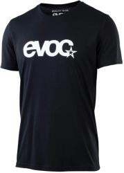 Evoc Мъжка фланелка с къс ръкав за колоездене Evoc T-Shirt Logo T-shirt - Black / White - размер XL (056-3851-0214)