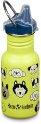 Klean Kanteen Детска бутилка за вода Klean kanteen Kid's Classic Narrow with Sippy Cap Water bottle - Dogs - размер 355 ml (533-1429-1311)