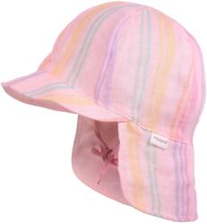 maximo Детска шапка с козирка maximo Kid's Mini Schildmütze Musselin Cap - Zartrosa / Streifen - размер 47 cm (904-1882-1315)