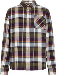 KnowledgeCotton Apparel Мъжка риза с копчета KnowledgeCotton Apparel Regular Light Flannel Checkered Shirt - Blue Check - размер 3XL (033-2933-0116)